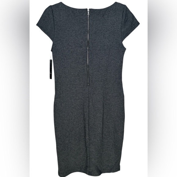 Alice + Olivia Short Sleeve Tiffany Dress in Gray‎ Size 10 NWT! - Picture 4 of 10